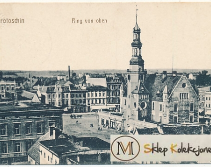 Krotoszyn Widok na rynek 1915r.