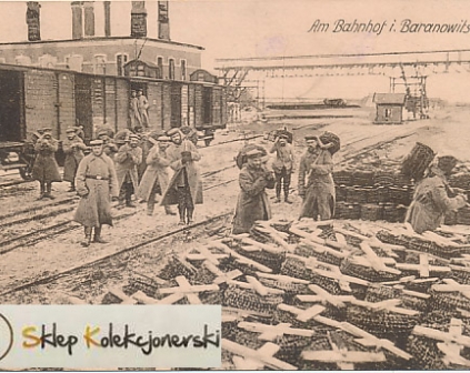 Baranowicze Dworzec kolejowy 1917r