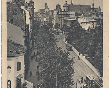 Warszawa Krakowskie Przedmieście obieg 1943r