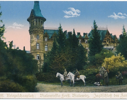 Białowieża Cerkiew wojsko - Kriegsschauplatz