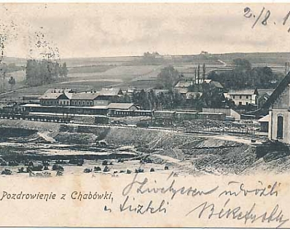 Chabówka Dworzec kolejowy 1903r