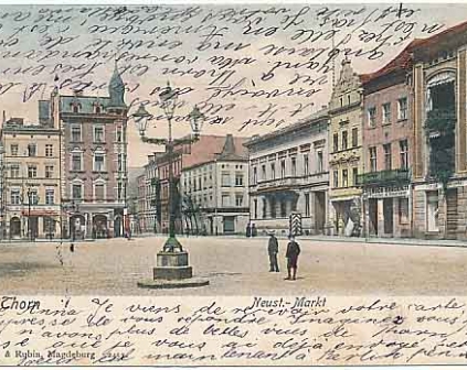 Toruń Thorn Neust.- Markt 1900r