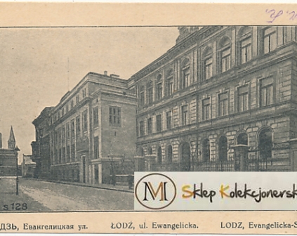 Łódź Ulica Ewangelicka 1915r