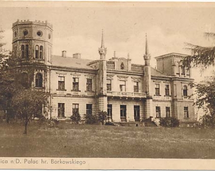 Mielnica Podolska Pałac hr. Borkowskiego 1938r
