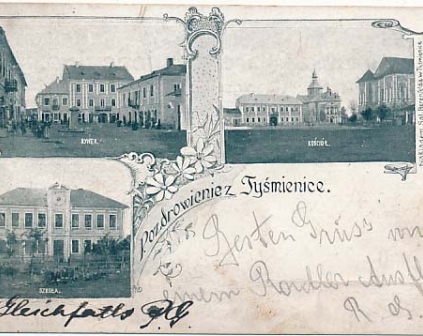 Tyśmienica Pozdrowienia z Tyśmienice 1900r