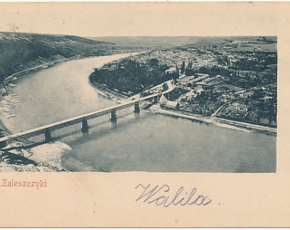 Zaleszczyki Rzeka most 1903r