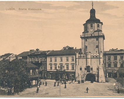 Lublin Brama Krakowska około 1910r