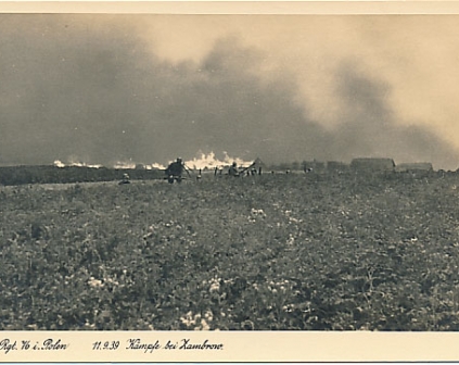 Zambrów płonące miasto 11.9.1939r